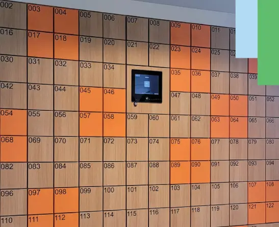 Smart Locker Walls