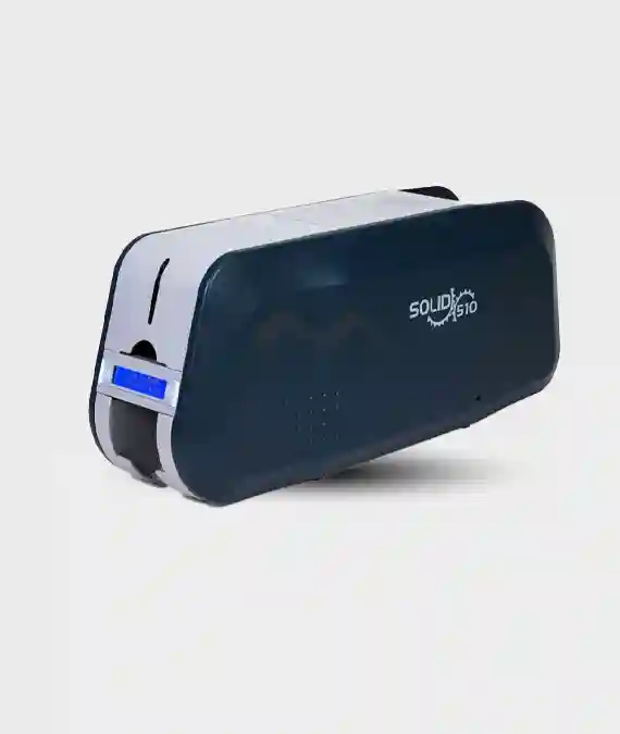 IDP Solid 310 Series ID Card PRinters, Single Sided, Re-transfer, 300 DPI color print